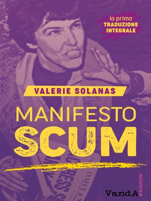 cover image of Manifesto SCUM